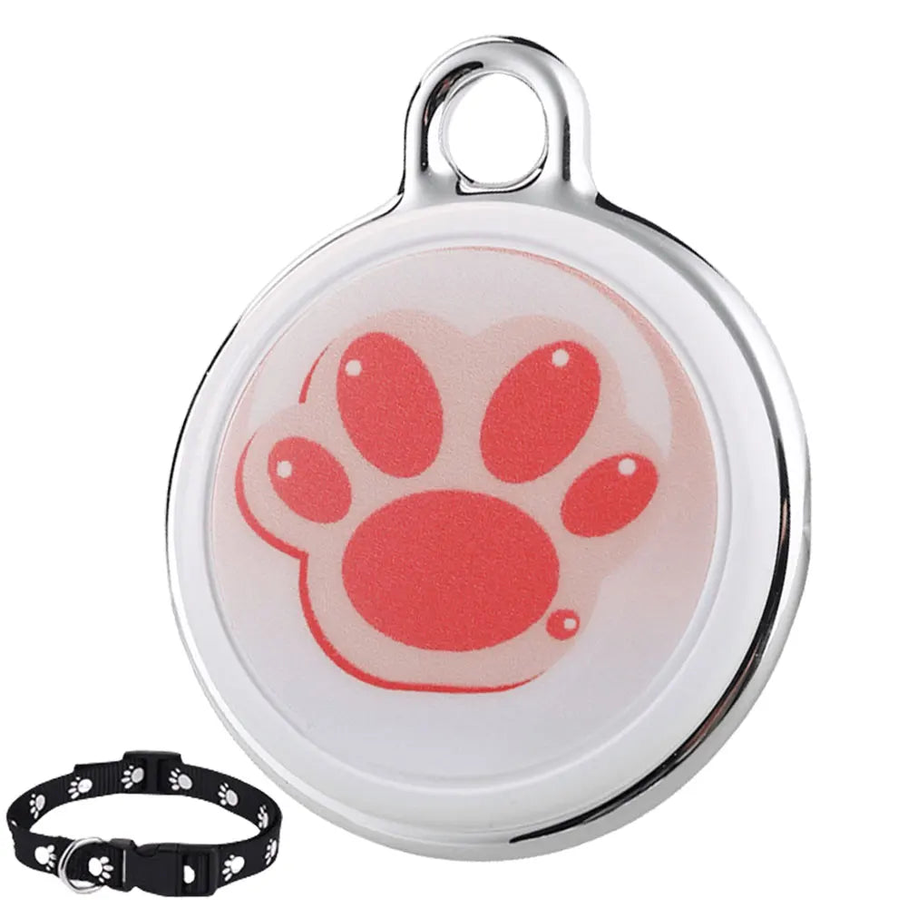 Pet Anti-Lost GPS Tracker Bluetooth-compatible Smart Wearable Waterproof Locator Real-time Tracking Dog Cat Collar Find Device