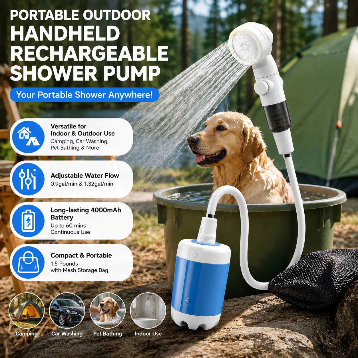 RinseReady™ Outdoor Shower